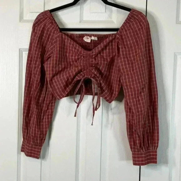 LEVIS DEVIN BLOUSE RED SIZE XS - Picture 3 of 9